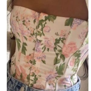 Zara Floral Corset
